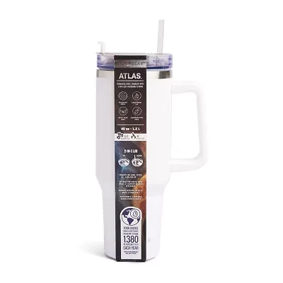 Hydragear Powder 40oz. Atlas Water Bottle with Straw