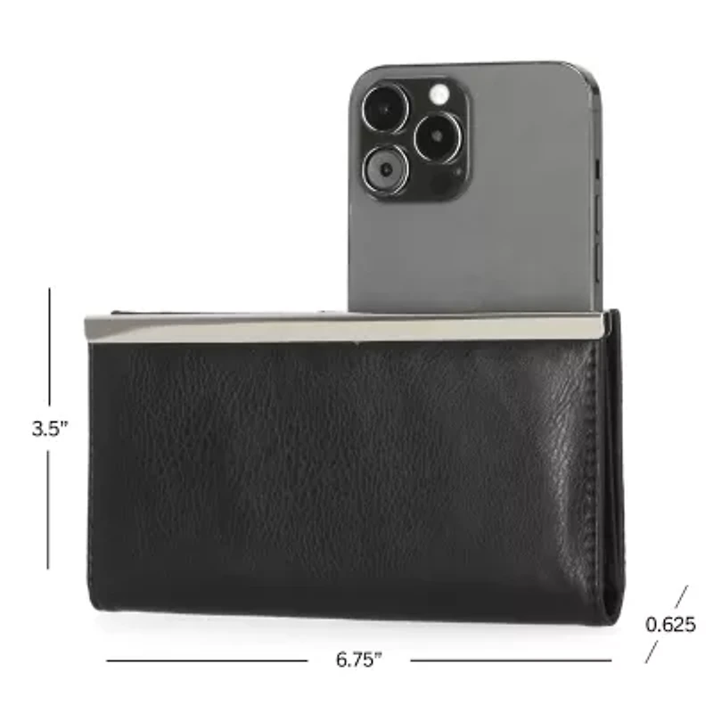 Mundi Slim Clutch Womens Rfid Blocking Fold Wallet