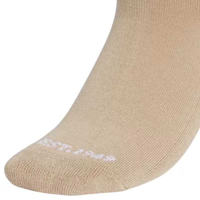 adidas Cushion Sport Womens Multi-Pack 3 Pair Quarter Ankle Socks