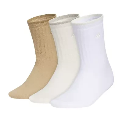 adidas Cozy Comfort Cushion Womens 3 Pair Crew Socks