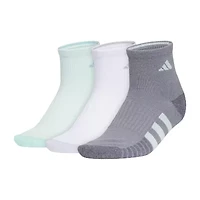 adidas Cushioned Womens Multi-Pack 3 Pair Quarter Ankle Socks