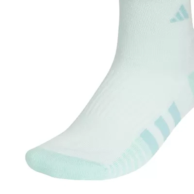 adidas Cushioned Womens Multi-Pack 3 Pair Quarter Ankle Socks