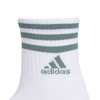 adidas Cushioned Womens Multi-Pack 3 Pair Quarter Ankle Socks