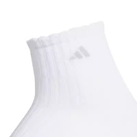 adidas Scallop Edge Womens Multi-Pack 3 Pair Quarter Ankle Socks