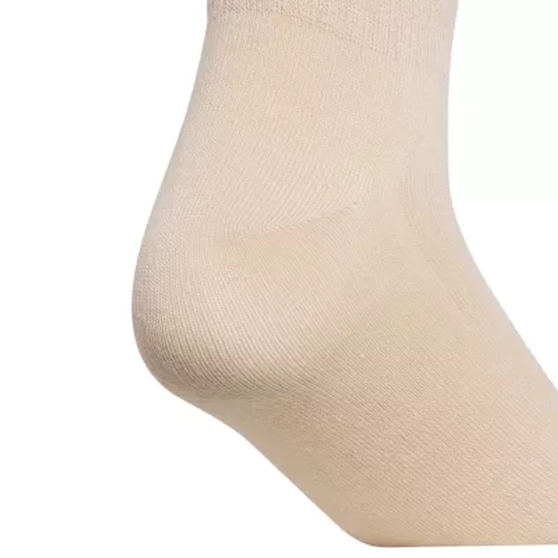 adidas Scallop Edge Womens Multi-Pack 3 Pair Quarter Ankle Socks