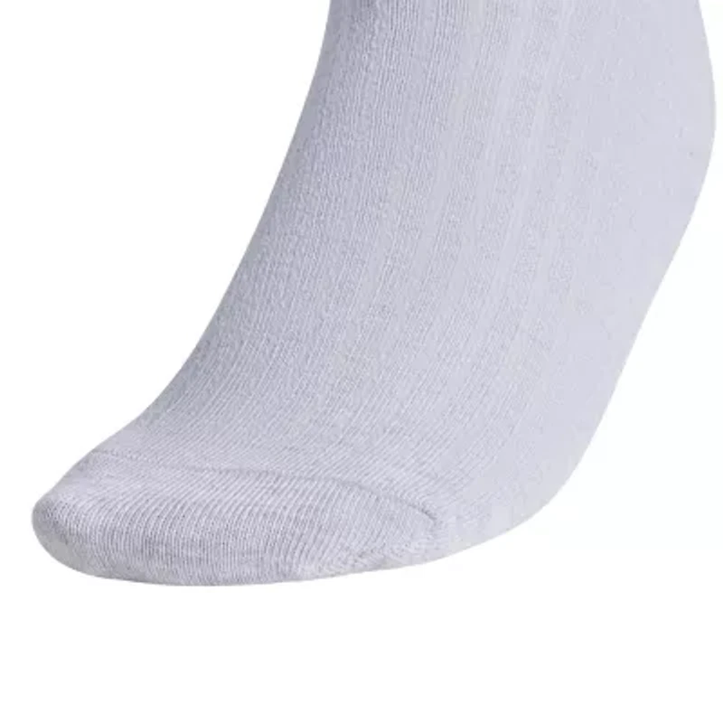 adidas Scallop Edge Womens Multi-Pack 3 Pair Quarter Ankle Socks