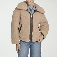 Levi's® Womens Faux Leather Reversible Midweight Jacket