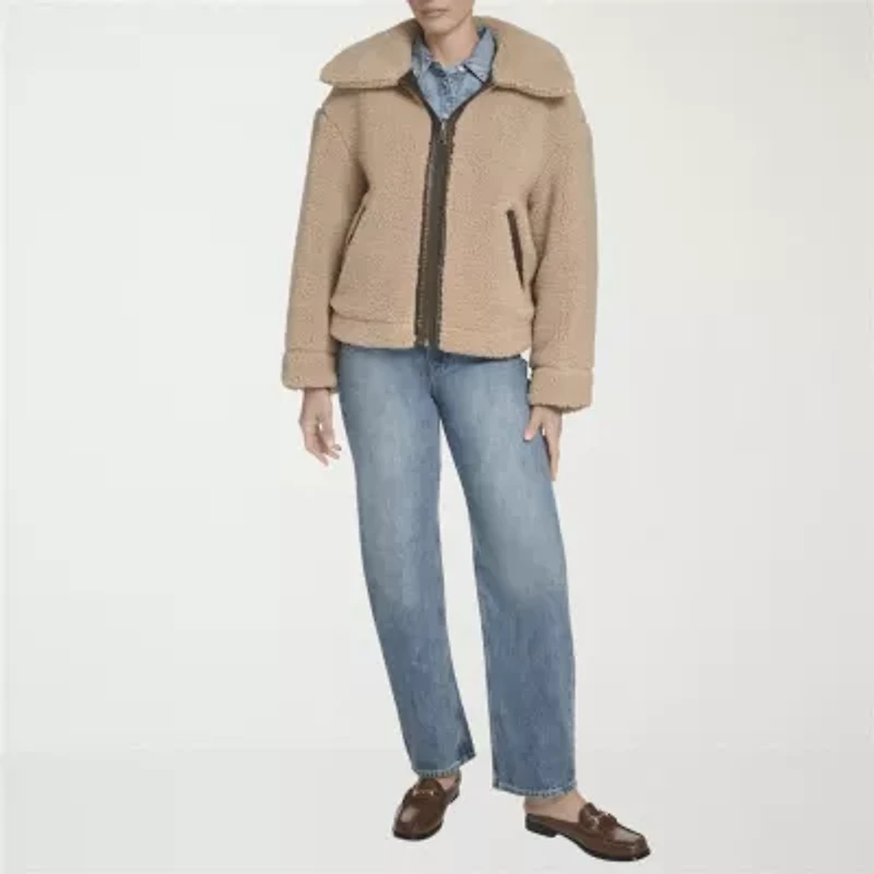 Levi's® Womens Faux Leather Reversible Midweight Jacket