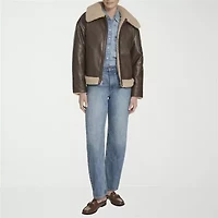 Levi's® Womens Faux Leather Reversible Midweight Jacket