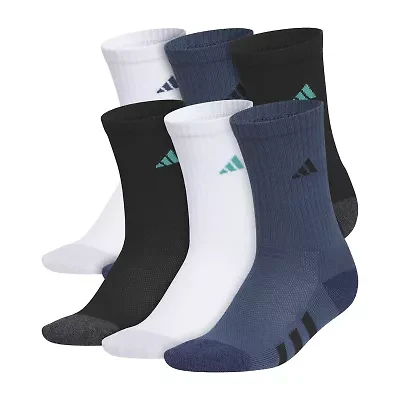 adidas Boys 6 Pair Crew Socks