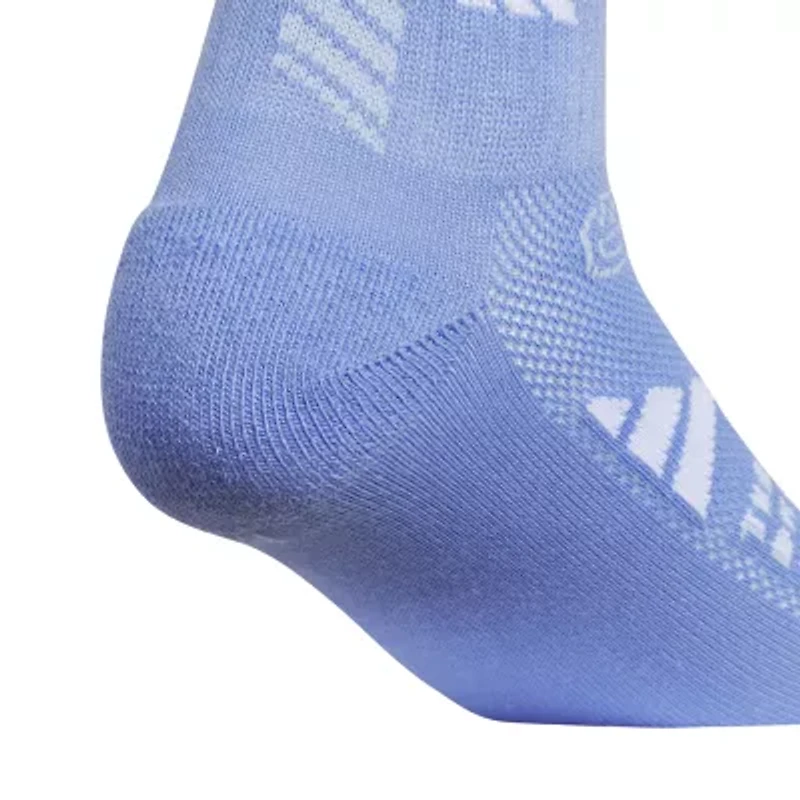 adidas Big Kid Boys 6 Pair Quarter Ankle Socks