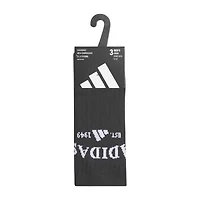 adidas Foundation Mens 3 Pair Crew Socks