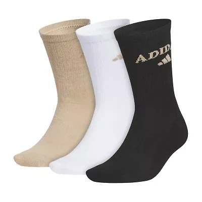 adidas Foundation Mens 3 Pair Crew Socks