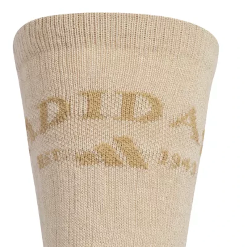 adidas Foundation Mens 3 Pair Crew Socks