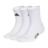 adidas Cushioned 4.0 High Mens Multi-Pack 3 Pair Quarter Ankle Socks
