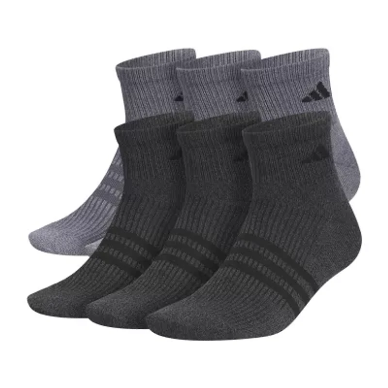 adidas Superlite Mens Multi-Pack 6 Pair Quarter Ankle Socks