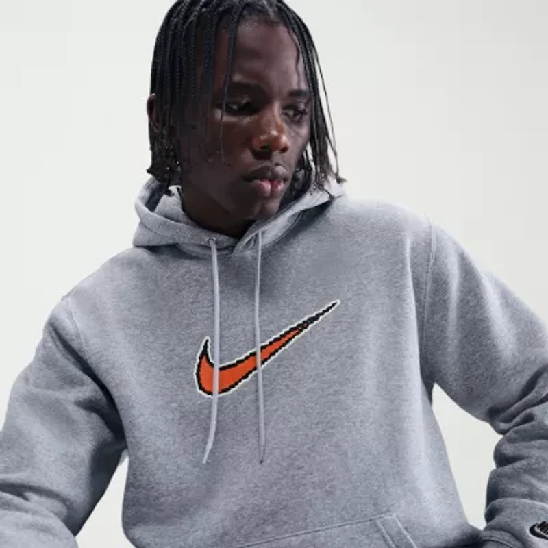 Nike Club Mens Long Sleeve Fleece Active Hoodie