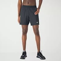 Champion Mens 7" Mid Rise Moisture Wicking Workout Shorts