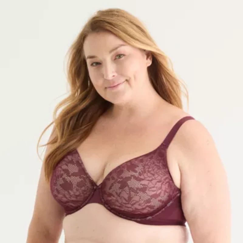 Liz Claiborne No Show Wireless Full Coverage Bra 355388