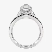 Grown Gorgeous (F,Vs2) Womens 3 5/8 Ct. T.W. Lab White Diamond 14K Gold or Platinum Marquise Side Stone Bridal Set