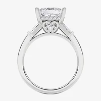 Grown Gorgeous (F, Vs2) Womens 3 3/4 CT. T.W. Lab White Diamond 14K Gold or Platinum Princess-cut Engagement Ring