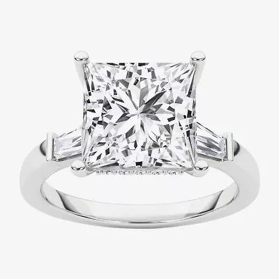 Grown Gorgeous (F, Vs2) Womens 3 3/4 CT. T.W. Lab White Diamond 14K Gold or Platinum Princess-cut Engagement Ring