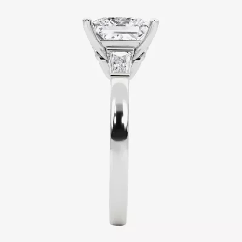 Grown Gorgeous (F, Vs2) Womens 3 3/4 CT. T.W. Lab White Diamond 14K Gold or Platinum Princess-cut Engagement Ring