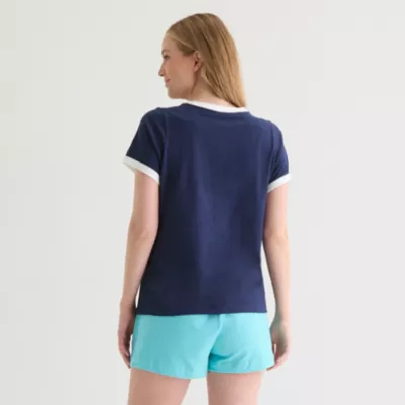 Champion Womens Crew Neck Short Sleeve Active T-Shirt