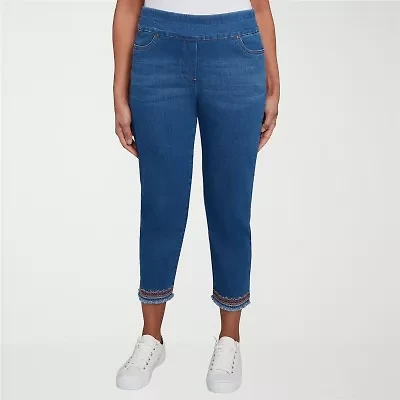 Alfred Dunner El Paso Womens Straight Fit Ankle Pant