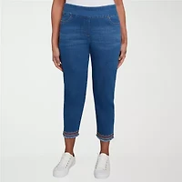 Alfred Dunner El Paso Womens Straight Ankle Pant