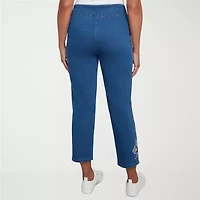 Alfred Dunner El Paso Womens Straight Ankle Pant