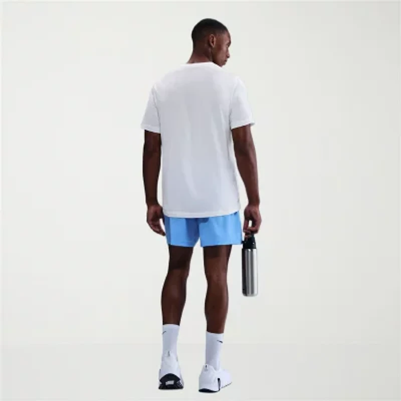 Nike Mens Crew Neck Short Sleeve Regular Fit Graphic T-Shirt