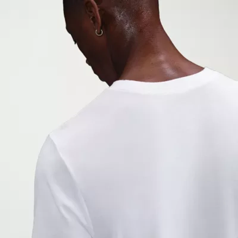 Nike Mens Crew Neck Short Sleeve Regular Fit Graphic T-Shirt