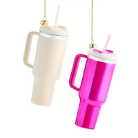 North Pole Trading Co. Tumbler Set 2-pc. Christmas Ornament