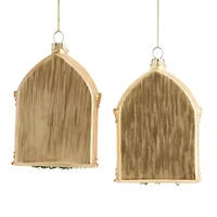 North Pole Trading Co. Nativity And Frame Set 2-pc. Christmas Ornament