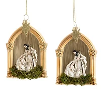 North Pole Trading Co. Nativity And Frame Set 2-pc. Christmas Ornament