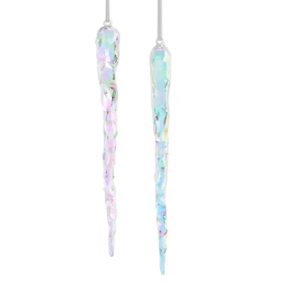 North Pole Trading Co. Icicle Set 2-pc. Christmas Ornament