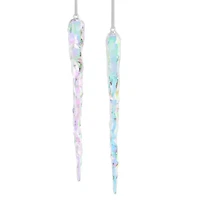 North Pole Trading Co. Icicle Set 2-pc. Christmas Ornament