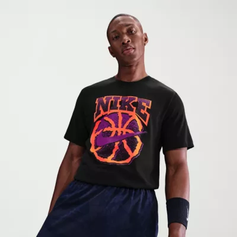 Nike Dri-Fit Mens Crew Neck Short Sleeve Regular Fit Graphic T-Shirt