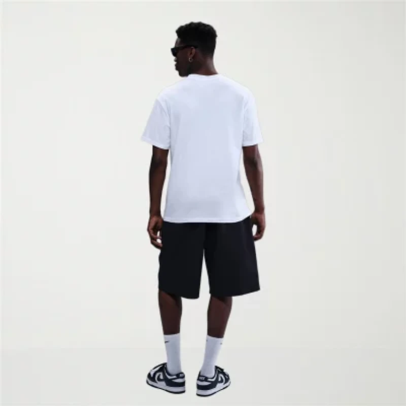 Nike Mens Crew Neck Short Sleeve Regular Fit Graphic T-Shirt