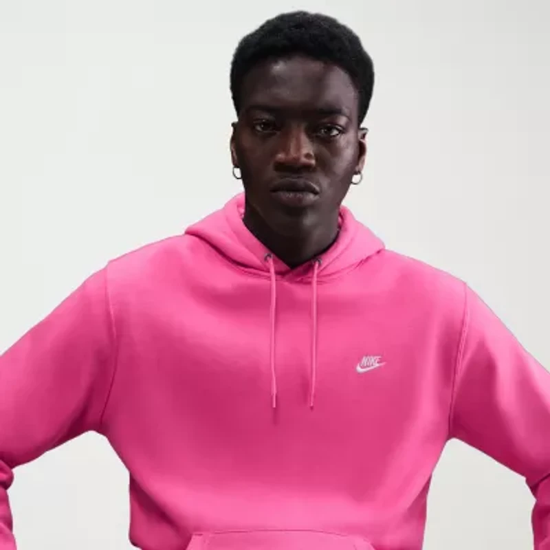 Nike Club Mens Long Sleeve Fleece Active Hoodie