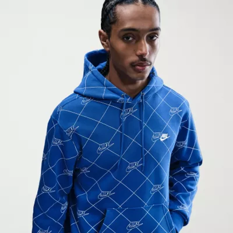 Nike Club Mens Long Sleeve Fleece Active Hoodie