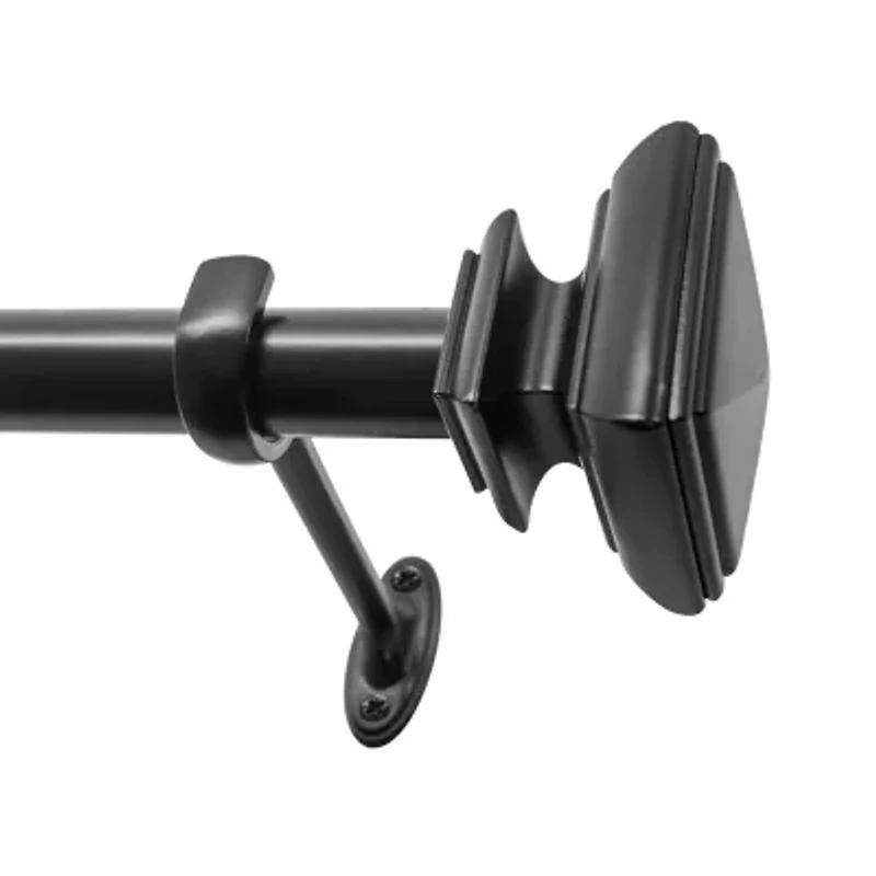 Decopolitan Square Adjustable Curtain 5/8" Rod