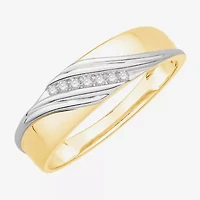 3PC His and Hers Trio Wedding Set Featuring / CT.T.W. Natural Diamond Womens Bridal Set and Mens Wedding Band in 10K or 14K Two Tone Gold