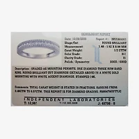 Womens 1/2 CT. T.W. Natural White Diamond 14K Gold Anniversary Wedding Band