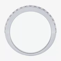 Womens 2.5MM 1 CT. T.W. Natural White Diamond 14K Gold Anniversary Wedding Band