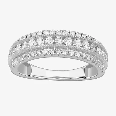 (G-H / VS2-SI1) 3/4 CT. T.W. Lab Grown Diamond 10K Gold Anniversary Band