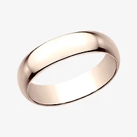 Mens 6MM 14K Gold Wedding Band