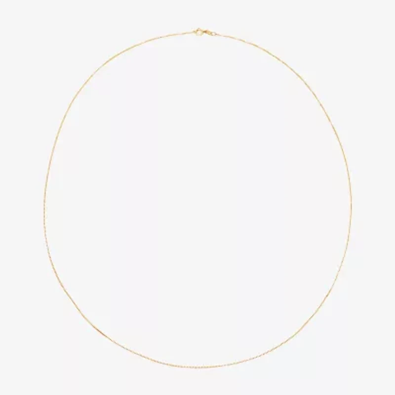 Box Chain, 14K Gold 22" .75mm Venetian