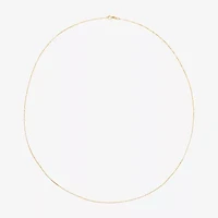 Box Chain, 14K Gold 22" .75mm Venetian